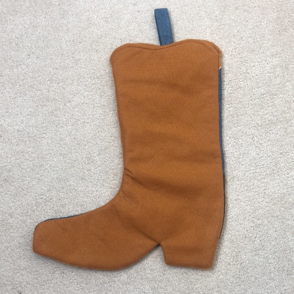 Tractor Supply Cowboy Boot Christmas Stocking - Picture 2 of 4